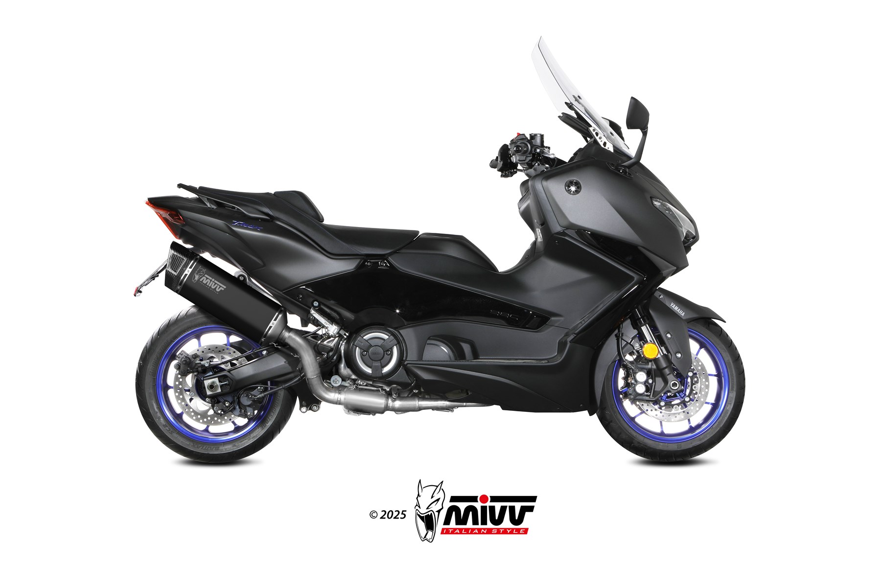 MIVVSPORT/FULL SYSTEM 2x1/SR-1/BLACK/ position ORIGINAL/ECE approved (Euro 5+)
