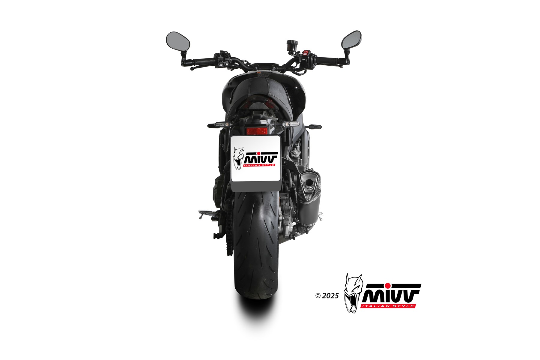 MIVVSPORT/FULL SYSTEM 3x1/DELTA RACE/BLACK/ position HIGH/ECE approved (EURO 5+) - immagine 5
