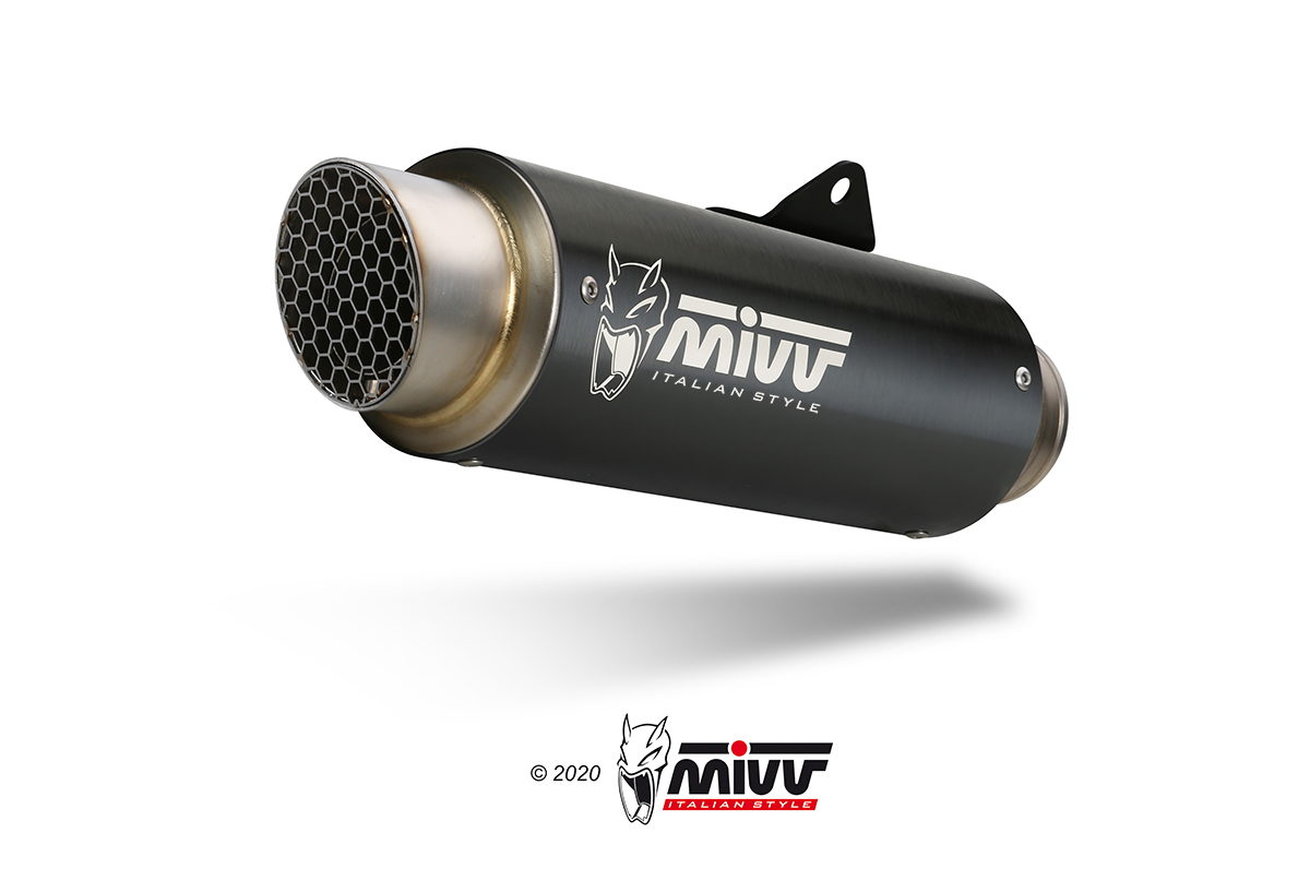 MIVVSPORT/FULL SYSTEM 3x1/Gppro/BLACK/ position HIGH/ECE approved (Euro 5+) - immagine 7